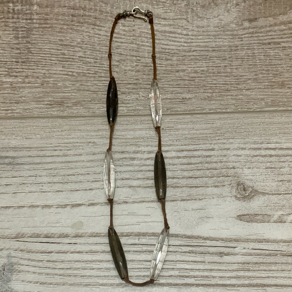 Chan Luu Smokey & Clear Quartz Necklace - Picture 5 of 9